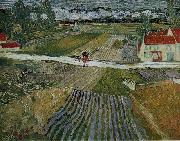 Vincent Van Gogh, Landscape with a Carriage and a Train